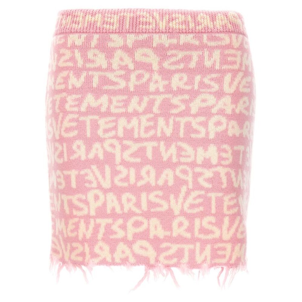 Vetements Women's Graffiti Monogram Skirt